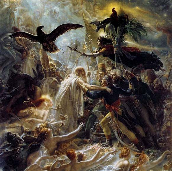 Ossian Receiving the Ghosts of French Heroes